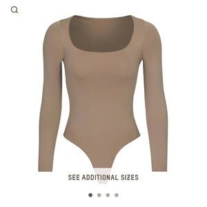 Skims scoop neck bodysuit